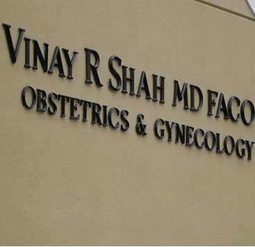 3D letters on a exterior wall