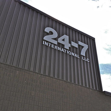 3D plastic letters sign