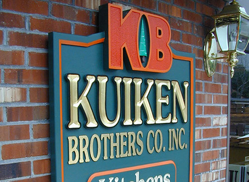 3D Carved Letters Sign