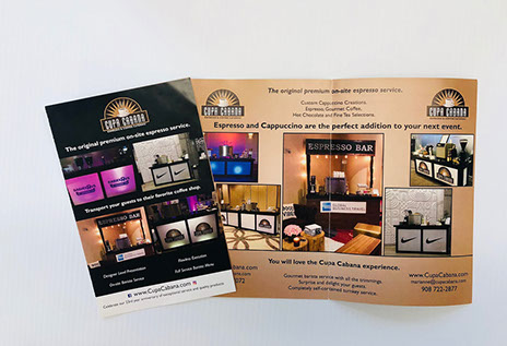 Brochure Four pages printed Graphics