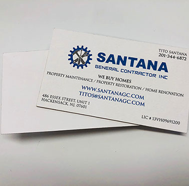 Business Card Matte paper with thicker border