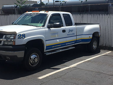 Vehicle Lettering Printed and die cut vinyl on vehicle