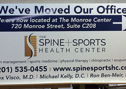 Cut vinyl on Aluminum composite sign