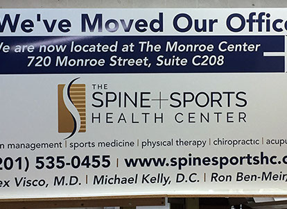 Cut vinyl on Aluminum composite sign