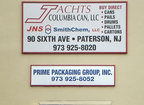 Cut Vinyl on Commercial Panel Sign