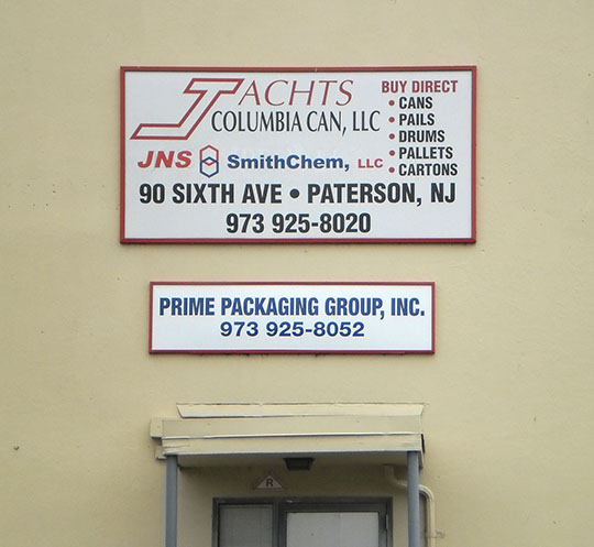 Cut Vinyl on Commercial Panel Sign