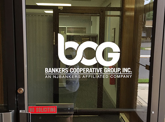 Cut Vinyl on glass door