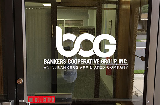 Cut Vinyl on glass door