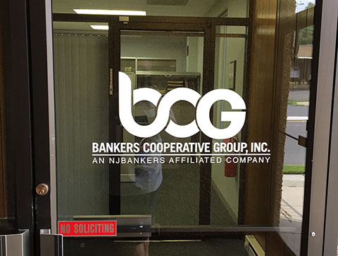 Cut Vinyl on glass door