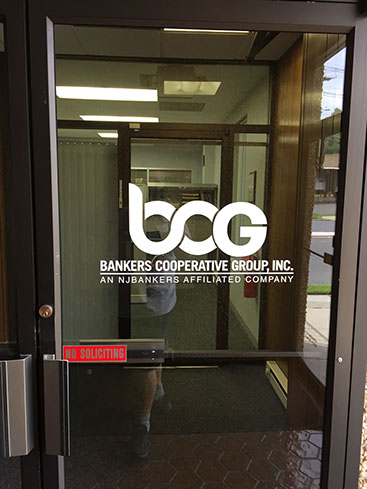 Cut Vinyl on glass door