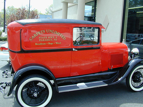 Cut Vinyl sedan vehicle