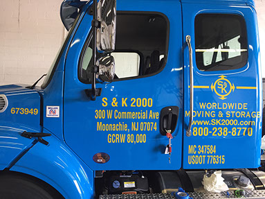 Vehicle Lettering Printed and die cut vinyl on vehicle