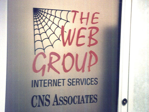 Crystal frosted vinyl and cut vinyl graphic