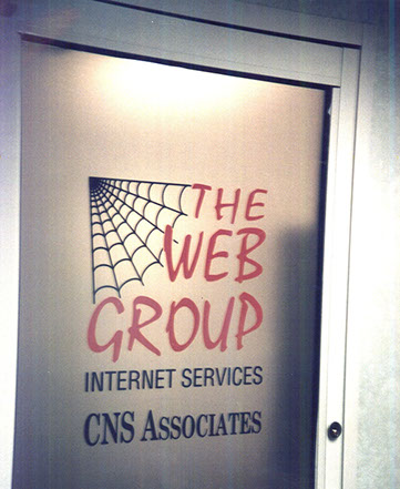 Crystal frosted vinyl and cut vinyl graphic