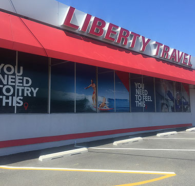 Wrap Window Sign Digital printed vinyl wrap