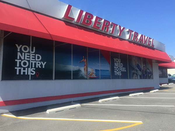 Wrap Window Sign Digital printed vinyl wrap