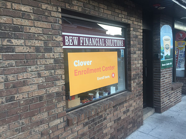 Digital Wrap Window Digitally printed vinyl graphics applied to window