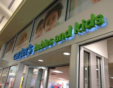 Halo Lit Channel Letters Sign