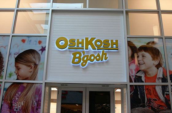 Halo lit channel letter sign