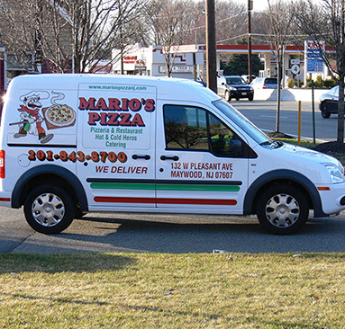 Digital Printed vinyl on a van