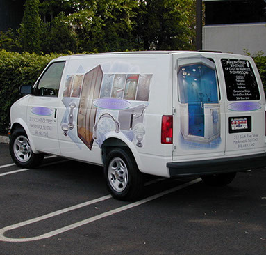 Hybrid wrap digitally printed