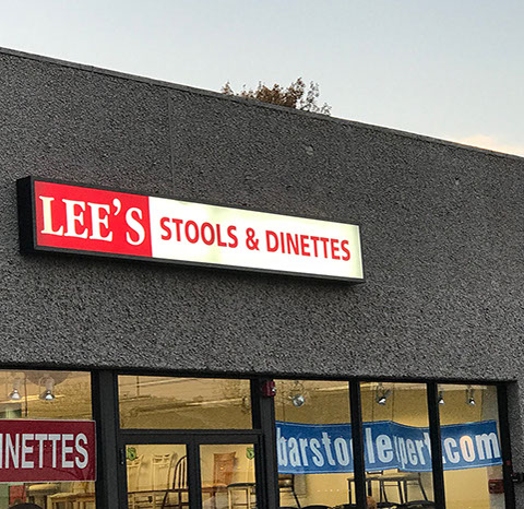 Cut Vinyl Graphics light box