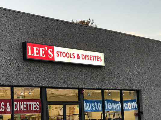 Cut Vinyl Graphics light box