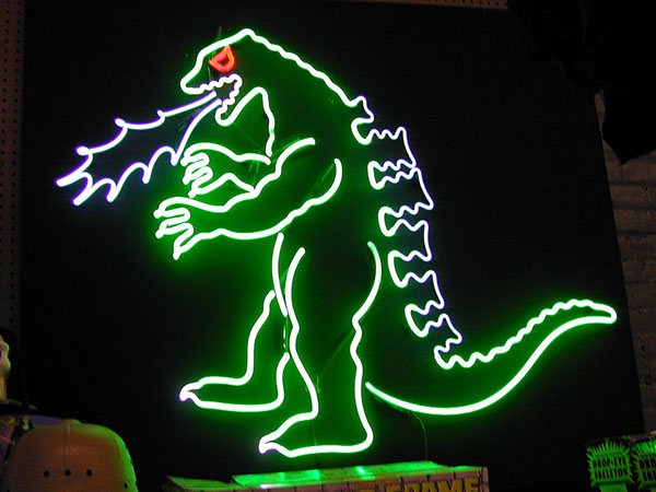 Godzilla decorative piece