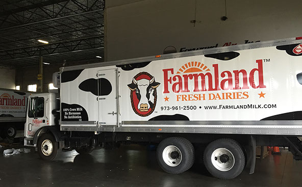 Digital Printed vinyl on a truck