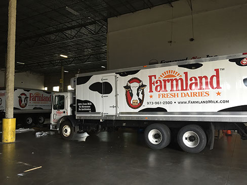 Digital Printed vinyl on a truck