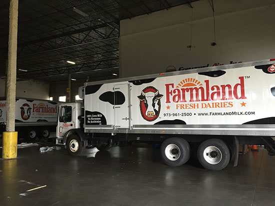 Digital Printed vinyl on a truck