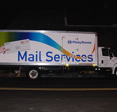 Digital Printed vinyl graphics on a truck