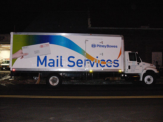 Digital Printed vinyl graphics on a truck