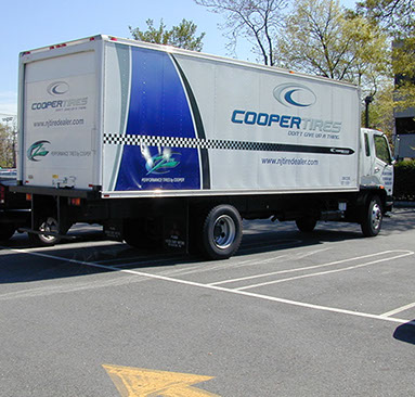 Digital Printed vinyl on a truck